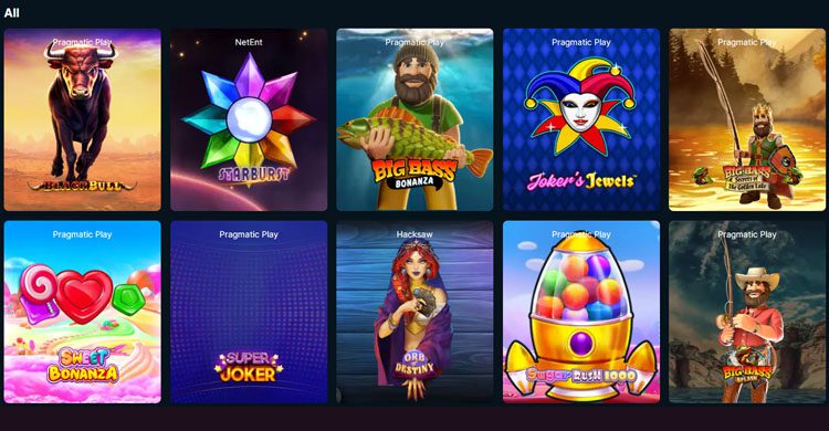 BullCasino24 online slots