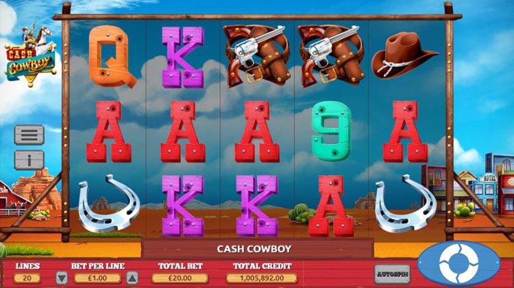 Cash Cowboy voor echt geld spelen