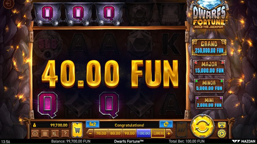 Dwarfs Fortune Wazdan online slot