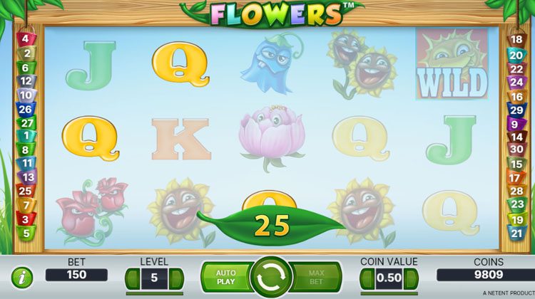 Flowers online gokkast Netent