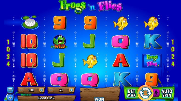 Frog 'n Flies online slot