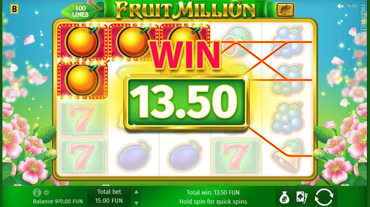 Fruit Million Bgaming