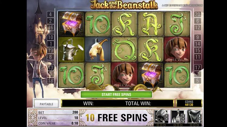 Jack and the Beanstalk online slot