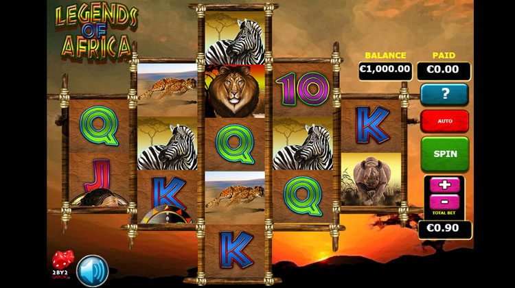 Legends of Africa online slot