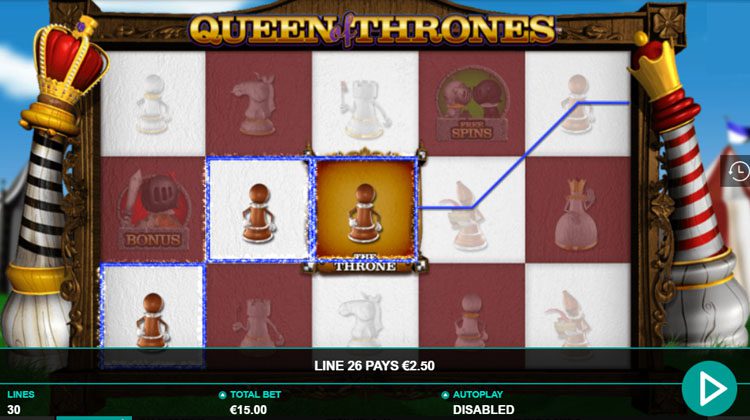 Queen of Thrones Leander Games