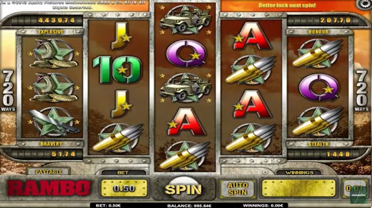 Rambo online slot