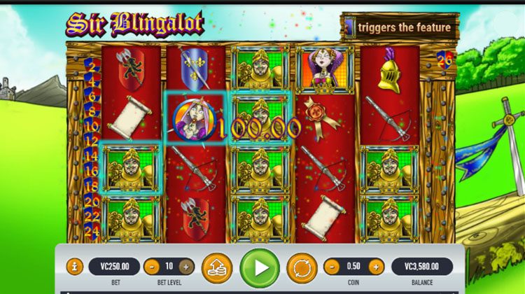 Sir Blingalot online slot winronde