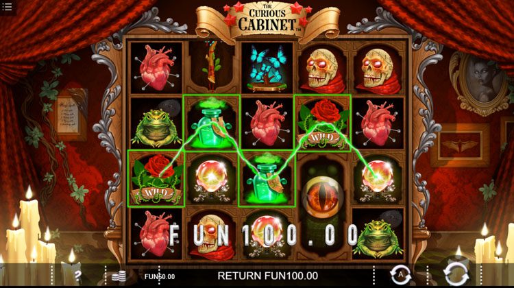 The Curious Cabinet voor echt geld spelen