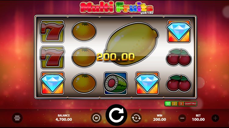 Multi Fruits Quattro voor echt geld spelen