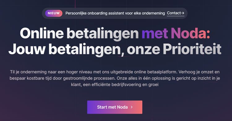 Noda pay online betalingen