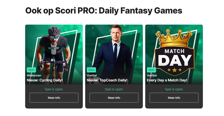 ScoriPro fantasy spellen