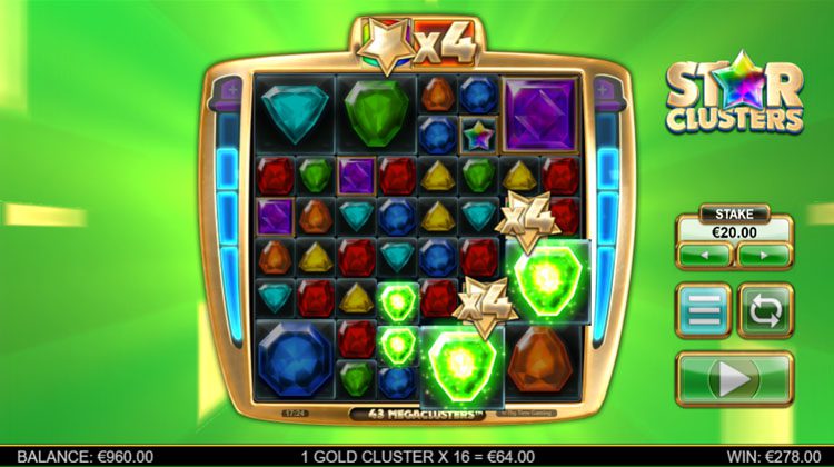 Star Clusters voor echt geld spelen