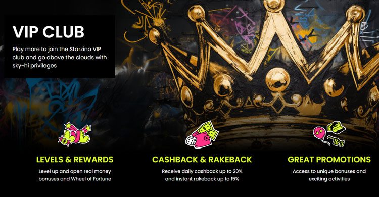Starzino casino VIP club