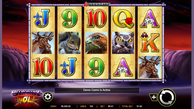 Winning Wolf online slot