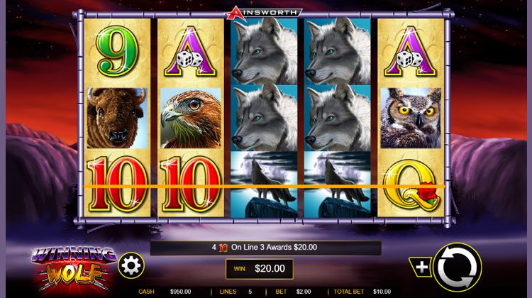 Winning Wolf voor echt geld spelen