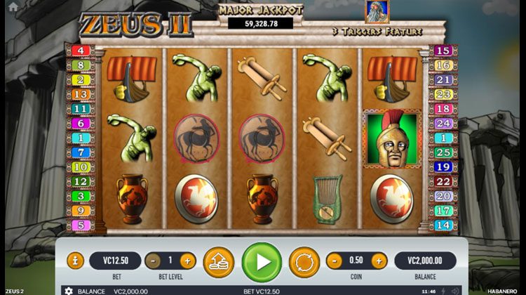 Zeus II online slot