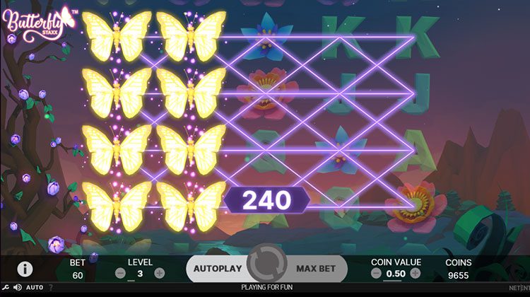 Butterfly Staxx voor echt geld spelen