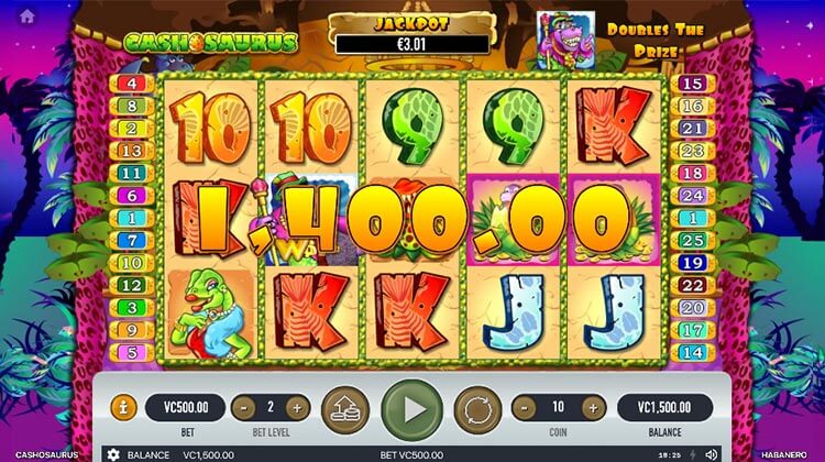Cashosaurus voor echt geld spelen