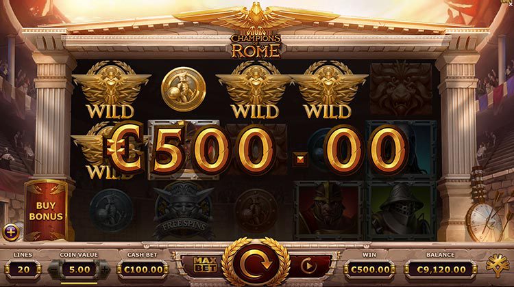 Champions of Rome voor echt geld spelen