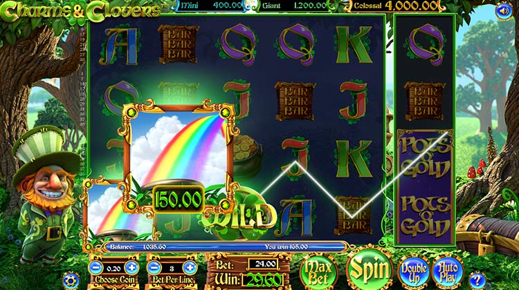 Charms & Clover voor echt geld spelen