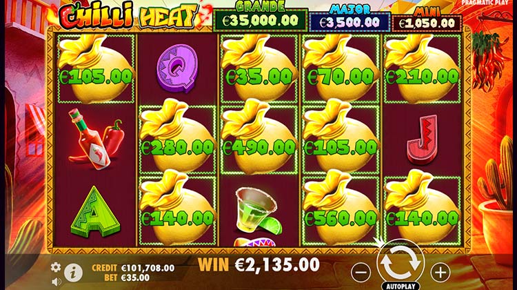 Chilli Heat voor echt geld spelen