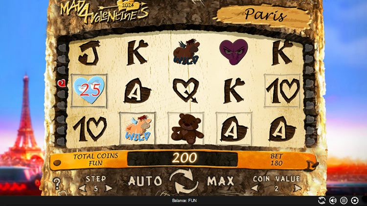 Mad 4 Valentine's voor echt geld spelen