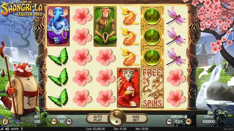 The legend of Shangri La online slot