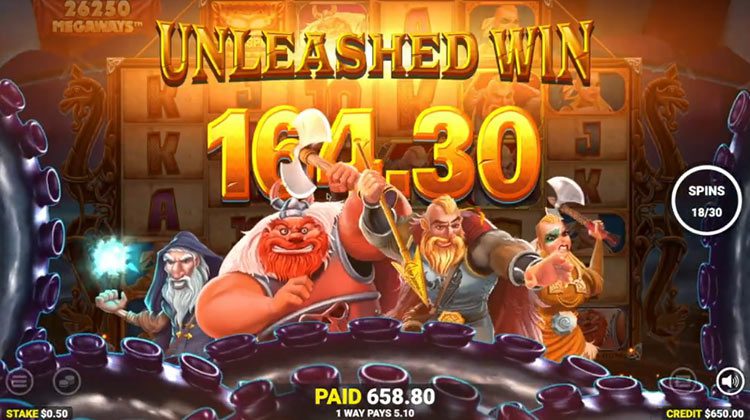 Vikings Unleashed Megaways voor echt geld spelen