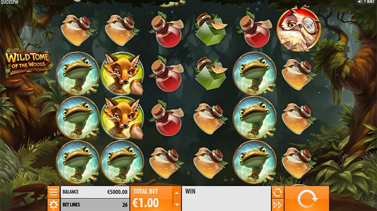 Wild Tome of the Woods online gokkast