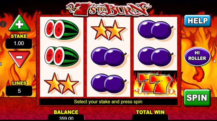 7's to Burn online slot