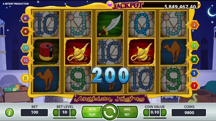 Arabian Nights Online Gokkast voor echt geld spelen