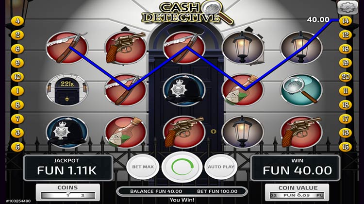 Cash Detective gokkast met echt geld spelen
