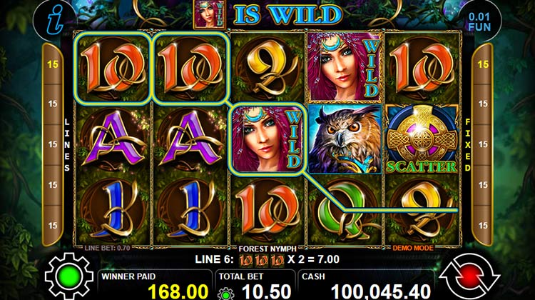 Forest Nymph voor echt geld spelen