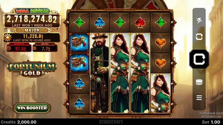 Fortunium Gold Mega Moolah Slot