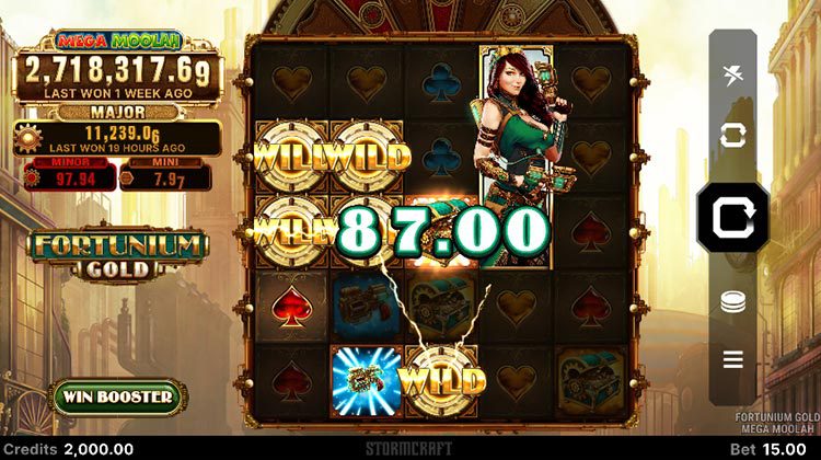 Fortunium Gold Mega Moolah voor echt geld spelen