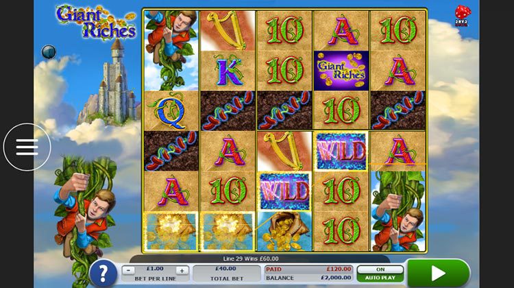Giant Riches Gokkast voor echt spelen