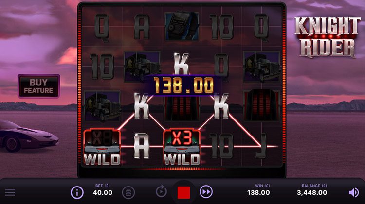 Knight Rider online slot voor echt geld spelen