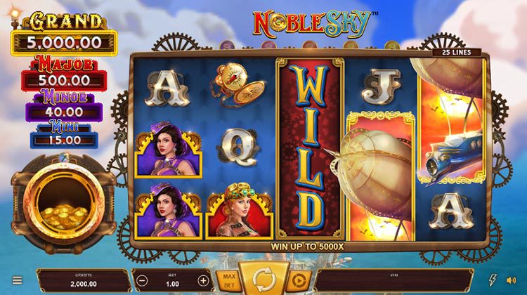 Noble Sky Online Gokkast Wilds