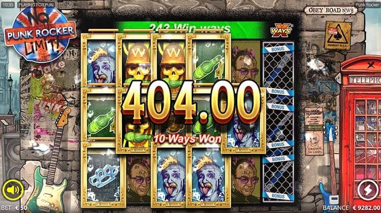 Punk Rocker voor echt geld spelen
