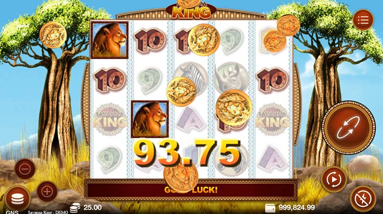 Savanna King Online Gokkast voor echt geld spelen