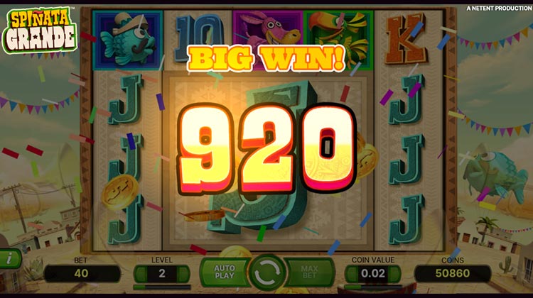 Spinata Grande voor echt geld spelen