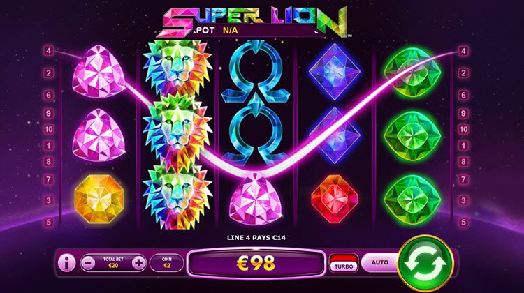Super Lion voor echt geld spelen