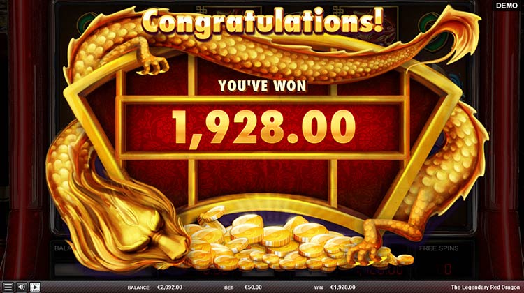 The Legendary Red Dragon slot