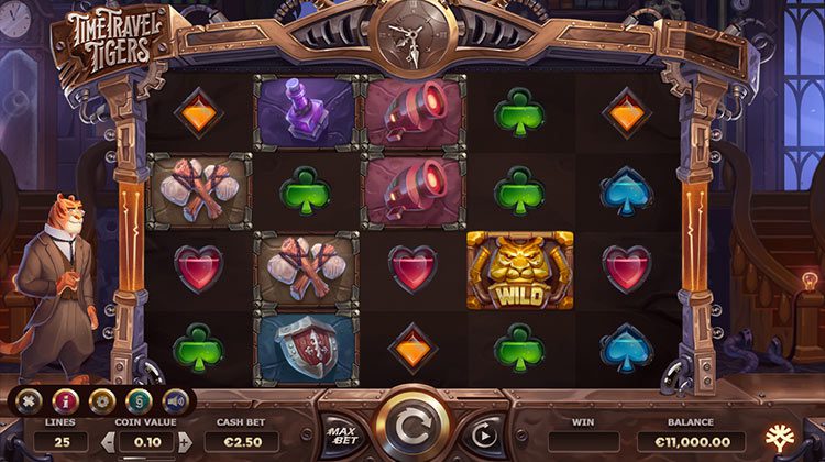 Time Travel tigers online slot