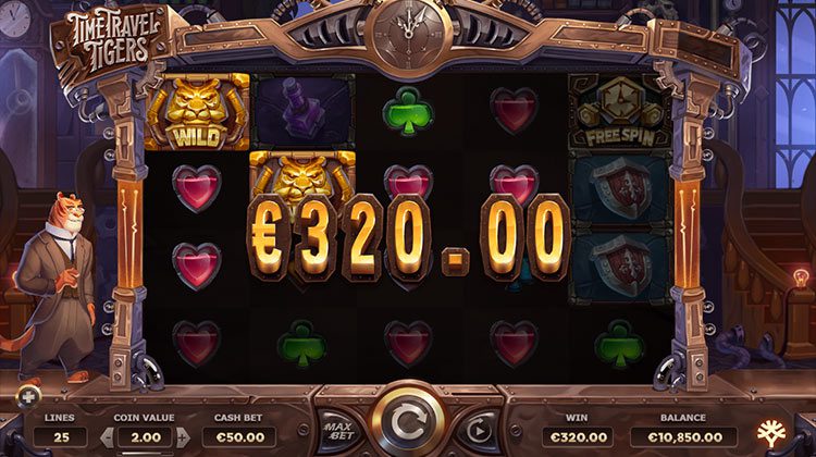 Time Travel Tigers voor echt geld spelen