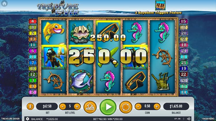 Treasure Diver voor echt geld spelen