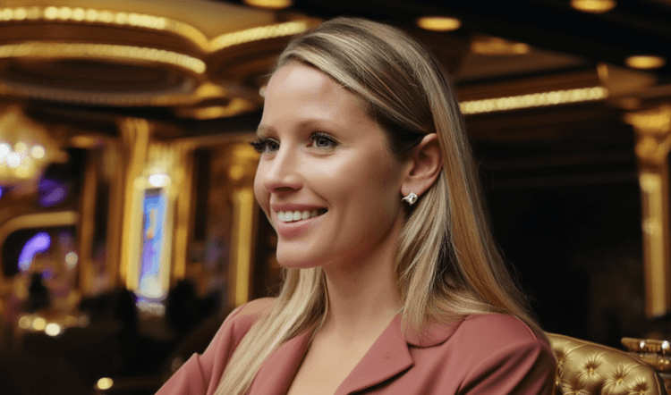 Annette in het casino