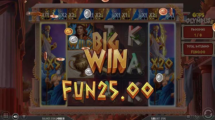 God's of Olympus online gokkast voor echt geld spelen