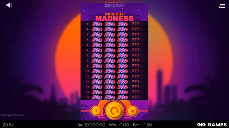 Midnight Madness online gokkast