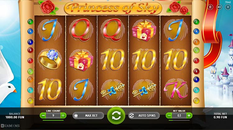 Princess of Sky Online Slot